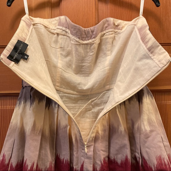 COREY LYNN CALTER strapless jewel-tone dress, size 6 - Picture 5 of 7